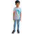 RISH - Kids Polyester Material surfing shark Printed Design for age 2 - 4 Years - colour Grey