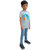 RISH - Kids Polyester Material surfing shark Printed Design for age 2 - 4 Years - colour Grey