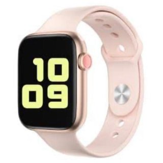                       ACROMAX-T-55 Smart Watch Series 6 Calling 44mm Smartwatch(Pink Strap)                                              