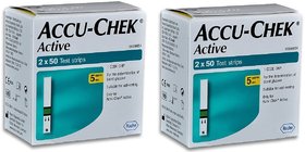 Accu-chek 1 Pcs Active 200 100x2 Test Strips