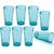 Antic (Pack of 6) Twisted Shape Plastic Water Glasses Glass Set (Unbreakable Glass)  (300 ml, Plastic )