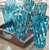 Antic (Pack of 6) Twisted Shape Plastic Water Glasses Glass Set (Unbreakable Glass)  (300 ml, Plastic )