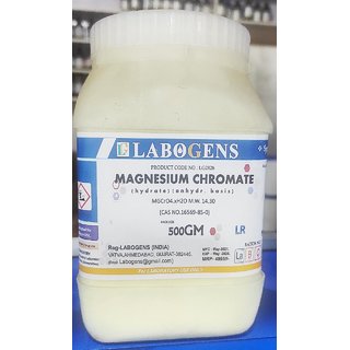                       LABOGENS MAGENESIUM CHROMATE 500GM  (HYDRATE)  (ANHYDR.BASIS)                                              
