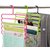 RSTC Multi Layer Pants Clothes Hanger Multi Wardrobe Storage Organiser Rack for Clothes (Pack of 6)