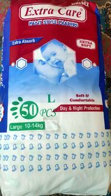 Extra Care Baby Diaper PantsL(50pc)