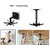 2 Pcs 360 Rotating Folding Hook Self Adhesive Wall Mounted Hanging Hook for Home, Bathroom, Office, Kitchen
