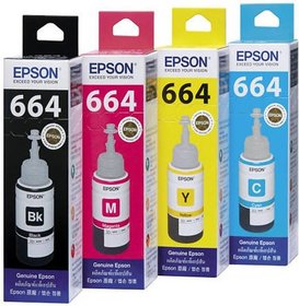 Original 75ml INK Bottles for EPSON set L100 L110 L200 L210 Printer Ink with Reset Codes
