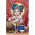 Lord Krishna Waterproof Vinyl Sticker Painting Poster for Home Dcor Office, Hall, Living Room VS123