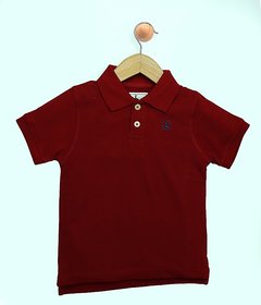 Red Line Boys Organic Red Polo T-Shirts