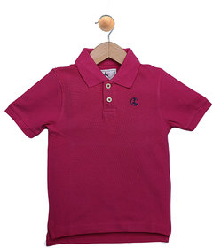 Red Line Boys Organic Fushia Polo T-Shirts