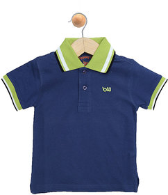 Red Line Kids Solid Polo T-Shirts