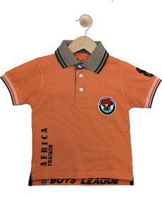 Red Line Kids Solid Polo T-Shirts