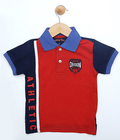 Red Line Kids Solid Polo T-Shirts