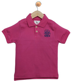 Red Line Boys Organic Fushia Polo T-Shirts