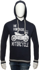 Red Line Navy Full Sleeve Printed Hoody Jacket