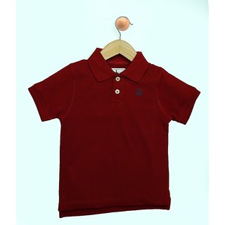 Red Line Boys Organic Red Polo T-Shirts