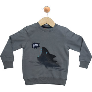 Red Line Grey Printed Fashion Sweat Shirt