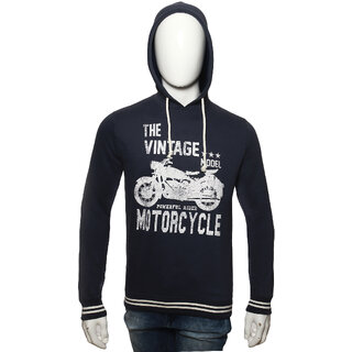 Red Line Navy Full Sleeve Printed Hoody Jacket