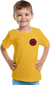 Yellow Cotton T-Shirt For Boys By Ww Won Now