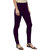 Women's Violet Cotton Blend Leggings By Ww Won Now