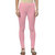 Women's Baby Pink Cotton Blend Leggings By Ww Won Now
