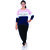 Women's Pink Color Block Round Neck Full Sleeves T-Shirts By Ww Won Now