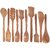Wooden kitchen essential tools set of 11