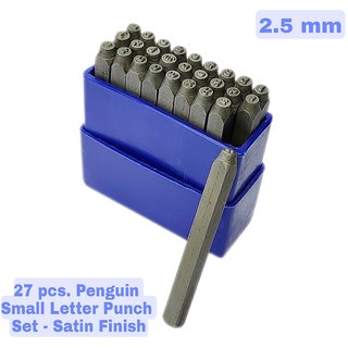 Scorpion Penguin Letter Small Set Of 27 Pcs Silver Finish (With Box) Scorpion Penguin Letter Small Set Of 27 Pcs Silver Finish (With Box)