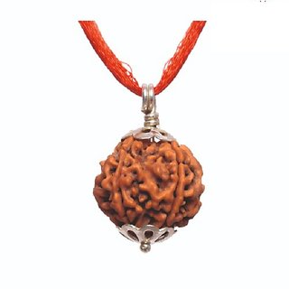                       Rudraksha natural beads pendant certified beads for men and women                                              