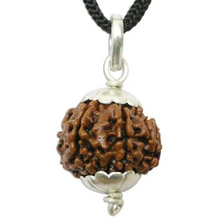                       Lab Certified Rudraksha Beads Natural Pendant For Girls And Boys                                              