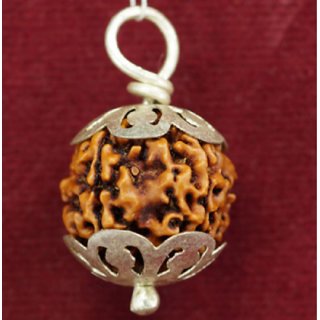                       Lab certified rudraksha beads natural pendant for girls and boys                                              