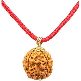                       Lab certified rudraksha beads natural pendant for girls and boys                                              