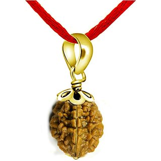                       Lab certified rudraksha beads natural pendant for girls and boys                                              