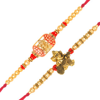 Vighnaharta Sidhivinayak and Ganesh with Veena Rakhi Vighnaharta Sidhivinayak and Ganesh with Veena Rakhi