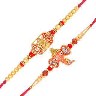 Vighnaharta Sidhivinayak and Vakratund Ganesh Rakhi Vighnaharta Sidhivinayak and Vakratund Ganesh Rakhi