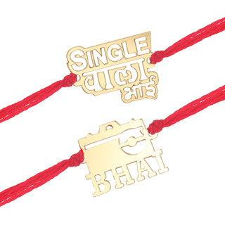 Vighnaharta Single Wala Bhai andCamera wala Bhai Fancy Rakhi Vighnaharta Single Wala Bhai andCamera wala Bhai Fancy Rakhi