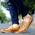 GULASS WICK Men's Beige Trendy Style Loafers