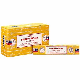 Aromatika Sandalwood Agarbatti Original, 12 Pack x 15 Grams