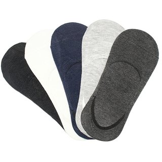 Concepts Pack of 5 Loafer Socks for Men (Assorted colours Code R)