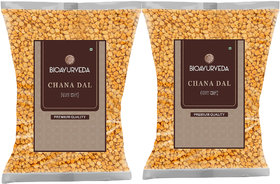 BIOAYURVEDA Chana Dal With Premium Quality-2 kg (Pack of 2)