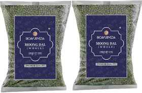 BIOAYURVEDA Moong Dal Sabut/Whole With Premium Quality-2 kg (Pack of 2)