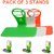 Tricolor Pack of 3 Mobile Charging Stands by KSJ
