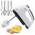 Electric Beater Hand Held High Speed Blender (White)