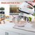 Electric Beater Hand Held High Speed Blender (White)