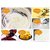 Electric Beater Hand Held High Speed Blender (White)