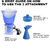 Nose and Cough Steamer 3 in 1 Plastic Steam Vaporizer, Nozzle Inhaler, Facial Sauna, and Facial Steamer Machine