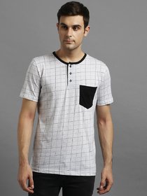 Kotty Men's Dotted Round Neck T-shirts