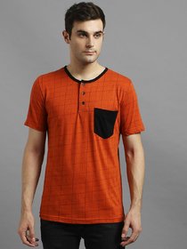 Kotty Men's Dotted Round Neck T-shirts