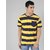 Kotty Men's Striped Round Neck T-shirts