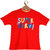 Boys Printed Pure Cotton T Shirt  (Multicolor, Pack of 5) yellow,pink,red,blue,blue